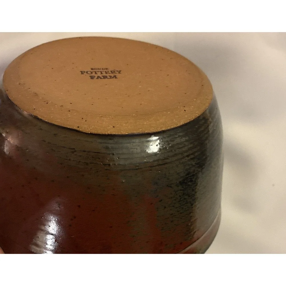 Rohde Studio Wheel Thrown Stoneware Ceramic Glaze Small Serving Bowl